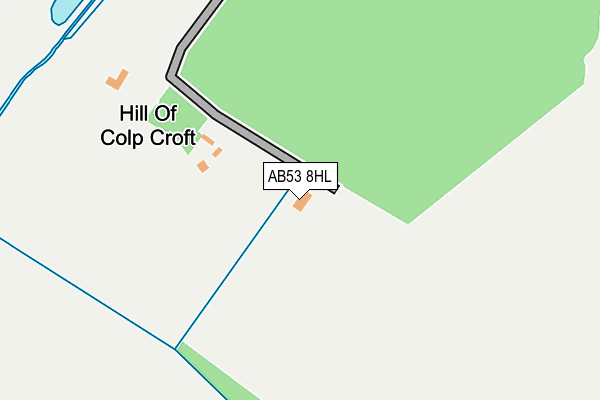 AB53 8HL map - OS OpenMap – Local (Ordnance Survey) AB53 8HL map - OS OpenMap – Local (Ordnance Survey)