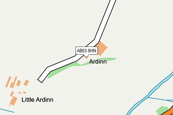 AB53 8HN map - OS OpenMap – Local (Ordnance Survey) AB53 8HN map - OS OpenMap – Local (Ordnance Survey)