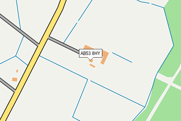AB53 8HY map - OS OpenMap – Local (Ordnance Survey) AB53 8HY map - OS OpenMap – Local (Ordnance Survey)