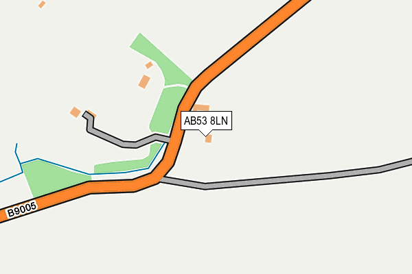 AB53 8LN map - OS OpenMap – Local (Ordnance Survey) AB53 8LN map - OS OpenMap – Local (Ordnance Survey)