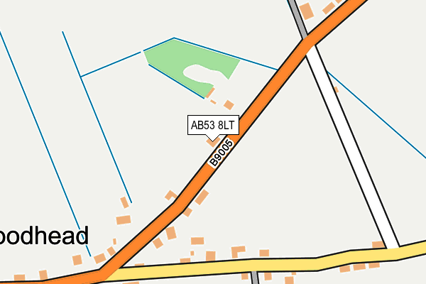 AB53 8LT map - OS OpenMap – Local (Ordnance Survey) AB53 8LT map - OS OpenMap – Local (Ordnance Survey)