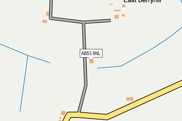 AB53 8NL map - OS OpenMap – Local (Ordnance Survey) AB53 8NL map - OS OpenMap – Local (Ordnance Survey)