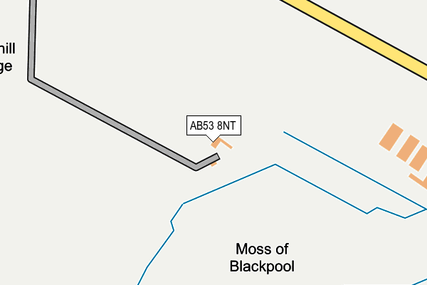 AB53 8NT map - OS OpenMap – Local (Ordnance Survey) AB53 8NT map - OS OpenMap – Local (Ordnance Survey)