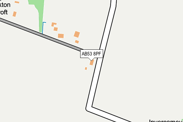 AB53 8PF map - OS OpenMap – Local (Ordnance Survey) AB53 8PF map - OS OpenMap – Local (Ordnance Survey)