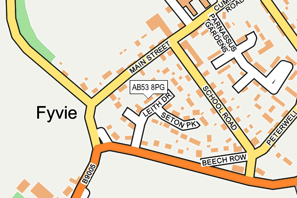 AB53 8PG map - OS OpenMap – Local (Ordnance Survey) AB53 8PG map - OS OpenMap – Local (Ordnance Survey)
