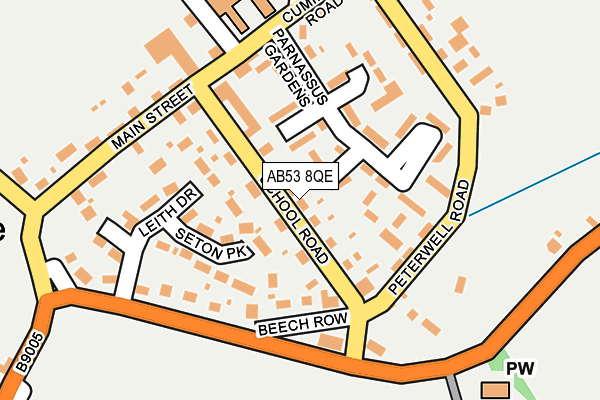 AB53 8QE map - OS OpenMap – Local (Ordnance Survey) AB53 8QE map - OS OpenMap – Local (Ordnance Survey)