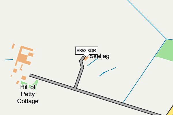 AB53 8QR map - OS OpenMap – Local (Ordnance Survey) AB53 8QR map - OS OpenMap – Local (Ordnance Survey)