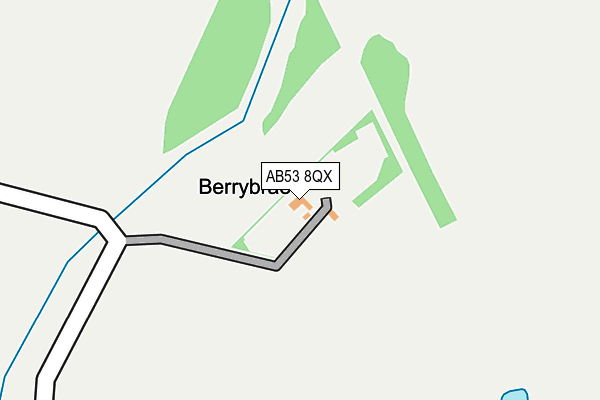 AB53 8QX map - OS OpenMap – Local (Ordnance Survey) AB53 8QX map - OS OpenMap – Local (Ordnance Survey)