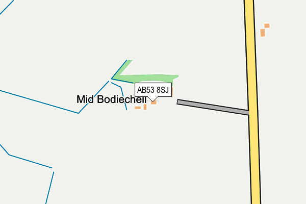 AB53 8SJ map - OS OpenMap – Local (Ordnance Survey) AB53 8SJ map - OS OpenMap – Local (Ordnance Survey)