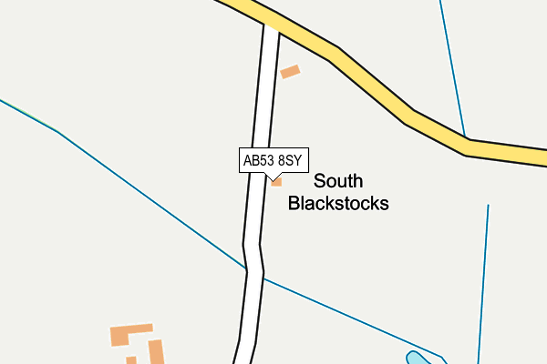 AB53 8SY map - OS OpenMap – Local (Ordnance Survey) AB53 8SY map - OS OpenMap – Local (Ordnance Survey)