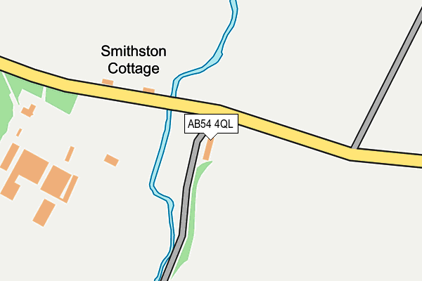 AB54 4QL map - OS OpenMap – Local (Ordnance Survey)