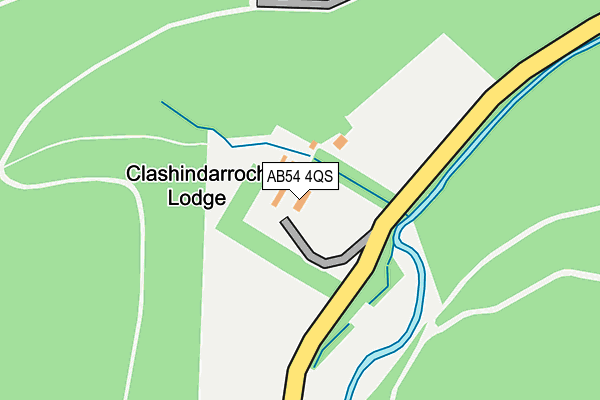 AB54 4QS map - OS OpenMap – Local (Ordnance Survey) AB54 4QS map - OS OpenMap – Local (Ordnance Survey)