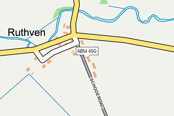 AB54 4SG map - OS OpenMap – Local (Ordnance Survey) AB54 4SG map - OS OpenMap – Local (Ordnance Survey)