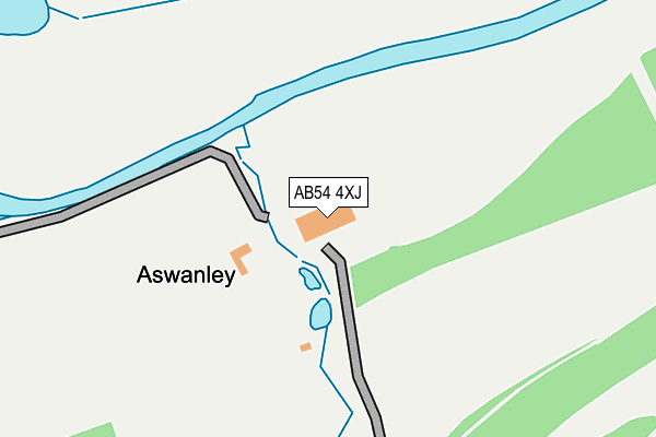 AB54 4XJ map - OS OpenMap – Local (Ordnance Survey) AB54 4XJ map - OS OpenMap – Local (Ordnance Survey)