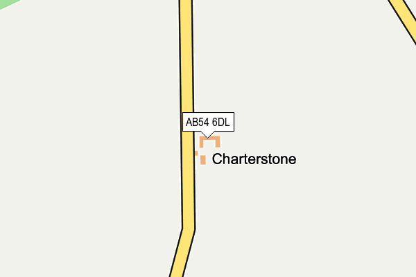 AB54 6DL map - OS OpenMap – Local (Ordnance Survey) AB54 6DL map - OS OpenMap – Local (Ordnance Survey)