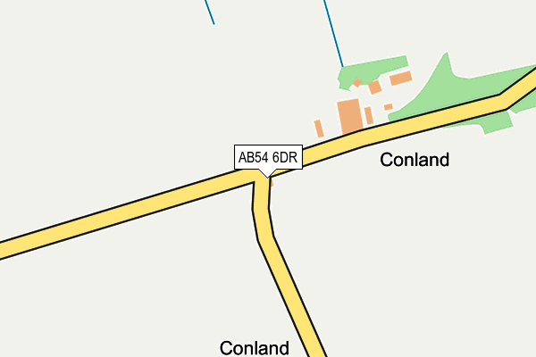 AB54 6DR map - OS OpenMap – Local (Ordnance Survey) AB54 6DR map - OS OpenMap – Local (Ordnance Survey)