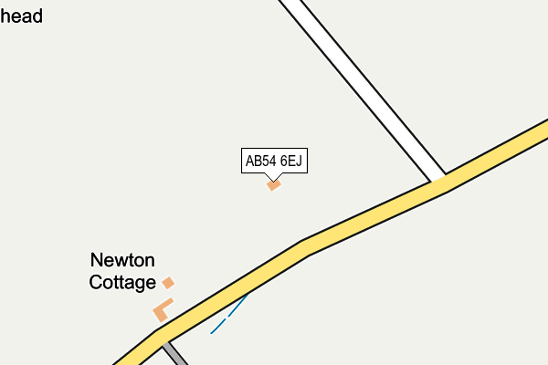 AB54 6EJ map - OS OpenMap – Local (Ordnance Survey) AB54 6EJ map - OS OpenMap – Local (Ordnance Survey)