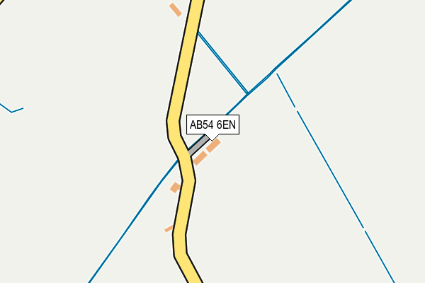 AB54 6EN map - OS OpenMap – Local (Ordnance Survey) AB54 6EN map - OS OpenMap – Local (Ordnance Survey)