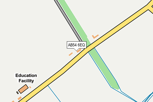 AB54 6EQ map - OS OpenMap – Local (Ordnance Survey) AB54 6EQ map - OS OpenMap – Local (Ordnance Survey)