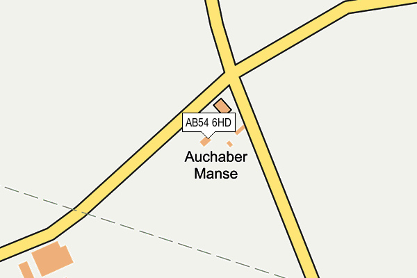 AB54 6HD map - OS OpenMap – Local (Ordnance Survey) AB54 6HD map - OS OpenMap – Local (Ordnance Survey)