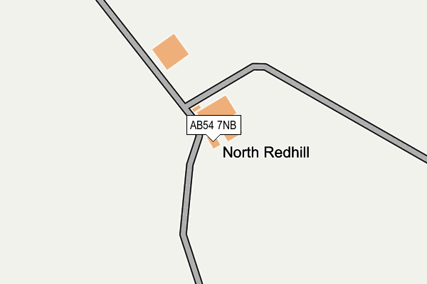 AB54 7NB map - OS OpenMap – Local (Ordnance Survey) AB54 7NB map - OS OpenMap – Local (Ordnance Survey)