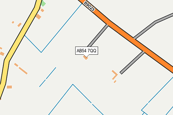 AB54 7QQ map - OS OpenMap – Local (Ordnance Survey) AB54 7QQ map - OS OpenMap – Local (Ordnance Survey)