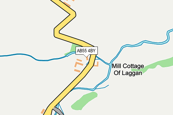 AB55 4BY map - OS OpenMap – Local (Ordnance Survey) AB55 4BY map - OS OpenMap – Local (Ordnance Survey)