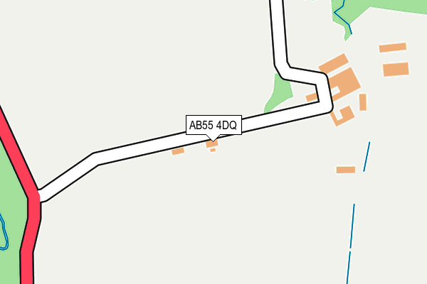 AB55 4DQ map - OS OpenMap – Local (Ordnance Survey) AB55 4DQ map - OS OpenMap – Local (Ordnance Survey)
