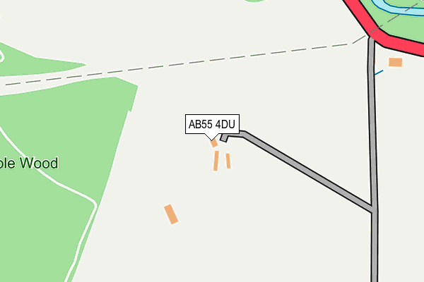 AB55 4DU map - OS OpenMap – Local (Ordnance Survey) AB55 4DU map - OS OpenMap – Local (Ordnance Survey)