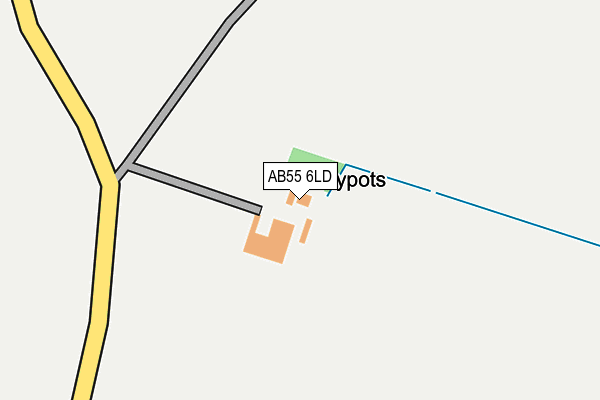 AB55 6LD map - OS OpenMap – Local (Ordnance Survey) AB55 6LD map - OS OpenMap – Local (Ordnance Survey)