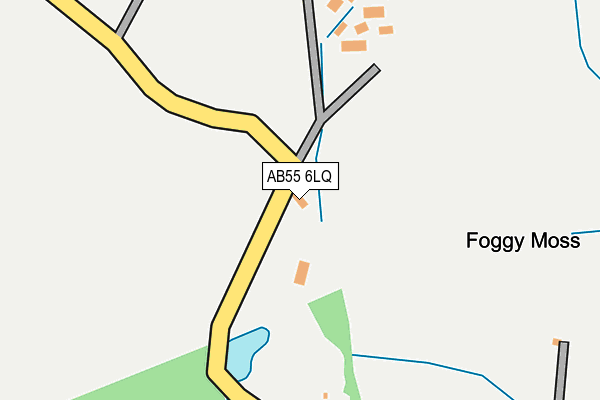 AB55 6LQ map - OS OpenMap – Local (Ordnance Survey) AB55 6LQ map - OS OpenMap – Local (Ordnance Survey)