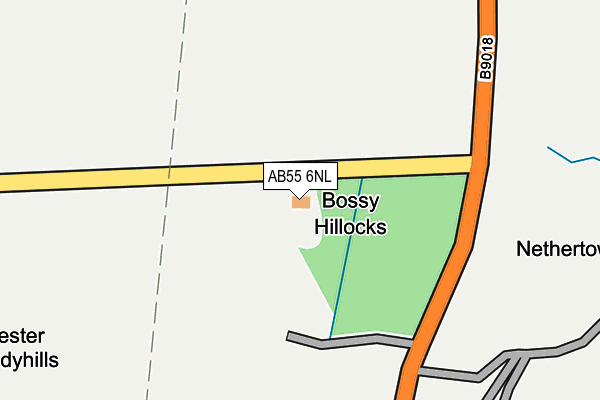 AB55 6NL map - OS OpenMap – Local (Ordnance Survey) AB55 6NL map - OS OpenMap – Local (Ordnance Survey)