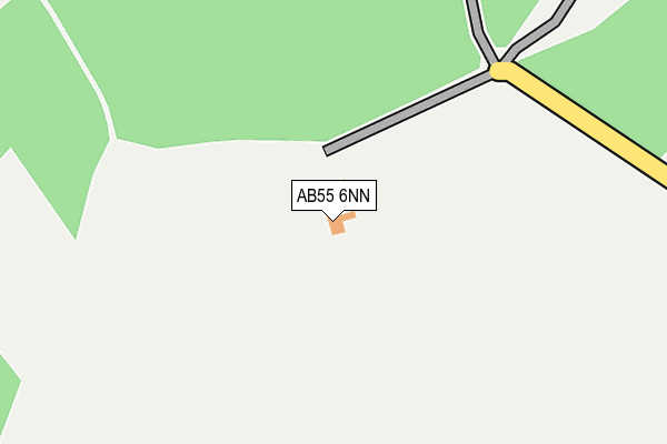 AB55 6NN map - OS OpenMap – Local (Ordnance Survey)