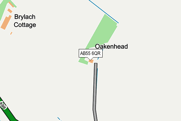 AB55 6QR map - OS OpenMap – Local (Ordnance Survey) AB55 6QR map - OS OpenMap – Local (Ordnance Survey)