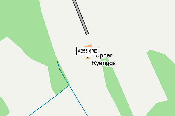 AB55 6RE map - OS OpenMap – Local (Ordnance Survey) AB55 6RE map - OS OpenMap – Local (Ordnance Survey)