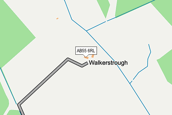 AB55 6RL map - OS OpenMap – Local (Ordnance Survey) AB55 6RL map - OS OpenMap – Local (Ordnance Survey)