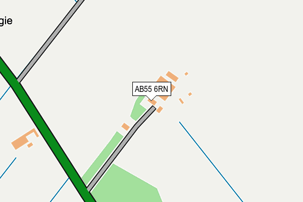 AB55 6RN map - OS OpenMap – Local (Ordnance Survey) AB55 6RN map - OS OpenMap – Local (Ordnance Survey)