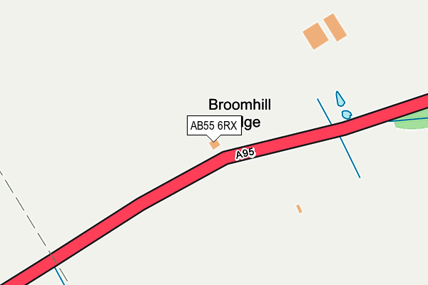 AB55 6RX map - OS OpenMap – Local (Ordnance Survey) AB55 6RX map - OS OpenMap – Local (Ordnance Survey)