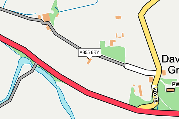 AB55 6RY map - OS OpenMap – Local (Ordnance Survey) AB55 6RY map - OS OpenMap – Local (Ordnance Survey)