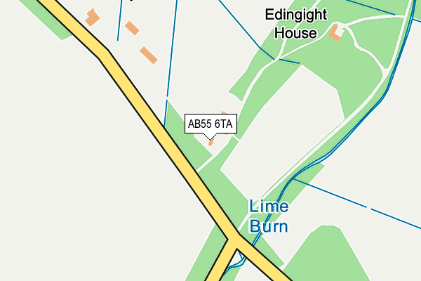 AB55 6TA map - OS OpenMap – Local (Ordnance Survey) AB55 6TA map - OS OpenMap – Local (Ordnance Survey)