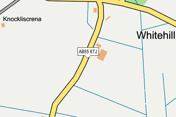 AB55 6TJ map - OS OpenMap – Local (Ordnance Survey) AB55 6TJ map - OS OpenMap – Local (Ordnance Survey)