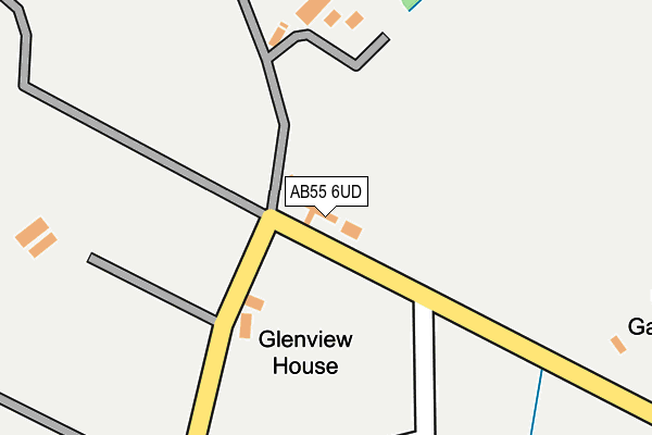 AB55 6UD map - OS OpenMap – Local (Ordnance Survey) AB55 6UD map - OS OpenMap – Local (Ordnance Survey)
