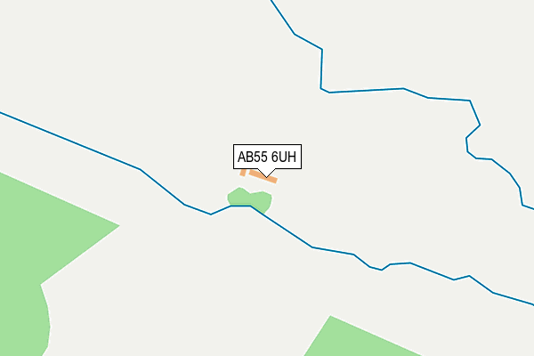 AB55 6UH map - OS OpenMap – Local (Ordnance Survey) AB55 6UH map - OS OpenMap – Local (Ordnance Survey)