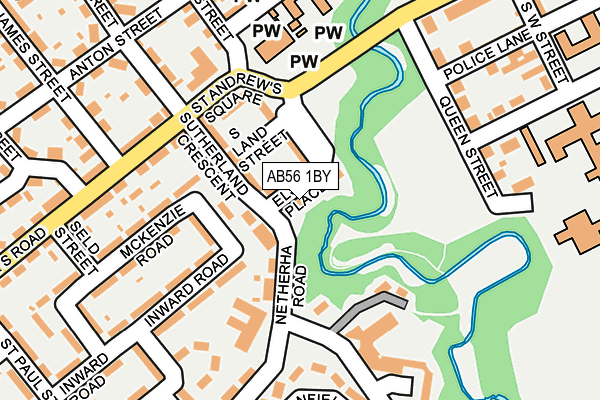 AB56 1BY map - OS OpenMap – Local (Ordnance Survey) AB56 1BY map - OS OpenMap – Local (Ordnance Survey)