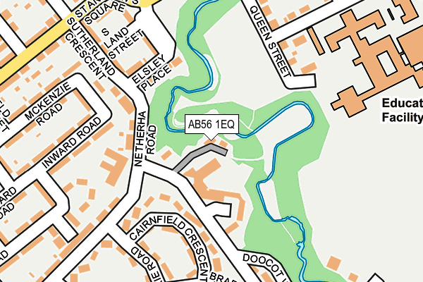 AB56 1EQ map - OS OpenMap – Local (Ordnance Survey) AB56 1EQ map - OS OpenMap – Local (Ordnance Survey)