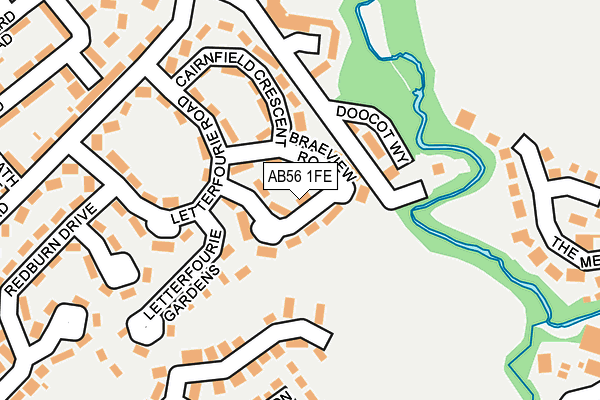 AB56 1FE map - OS OpenMap – Local (Ordnance Survey) AB56 1FE map - OS OpenMap – Local (Ordnance Survey)