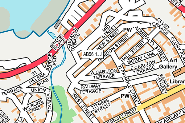 AB56 1JJ map - OS OpenMap – Local (Ordnance Survey) AB56 1JJ map - OS OpenMap – Local (Ordnance Survey)
