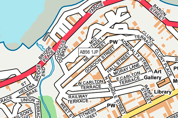 AB56 1JP map - OS OpenMap – Local (Ordnance Survey) AB56 1JP map - OS OpenMap – Local (Ordnance Survey)