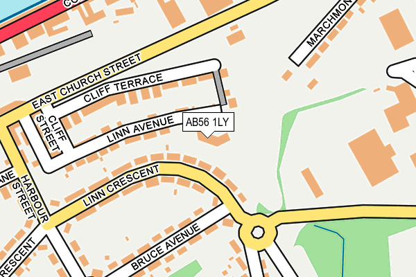 AB56 1LY map - OS OpenMap – Local (Ordnance Survey) AB56 1LY map - OS OpenMap – Local (Ordnance Survey)