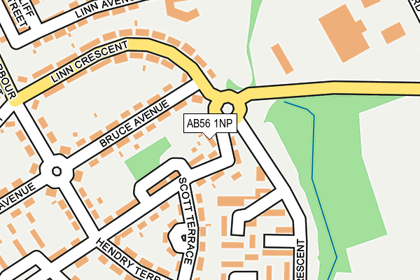AB56 1NP map - OS OpenMap – Local (Ordnance Survey) AB56 1NP map - OS OpenMap – Local (Ordnance Survey)
